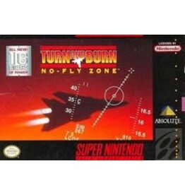 Super Nintendo Turn and Burn: No Fly Zone with Poster (Used, No Manual)