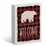 Welcome Bear Sign - 7x9'' Box Art