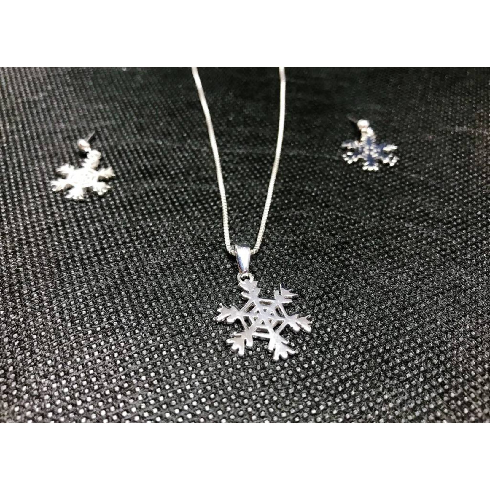 Snowflake Set - Sterling Silver