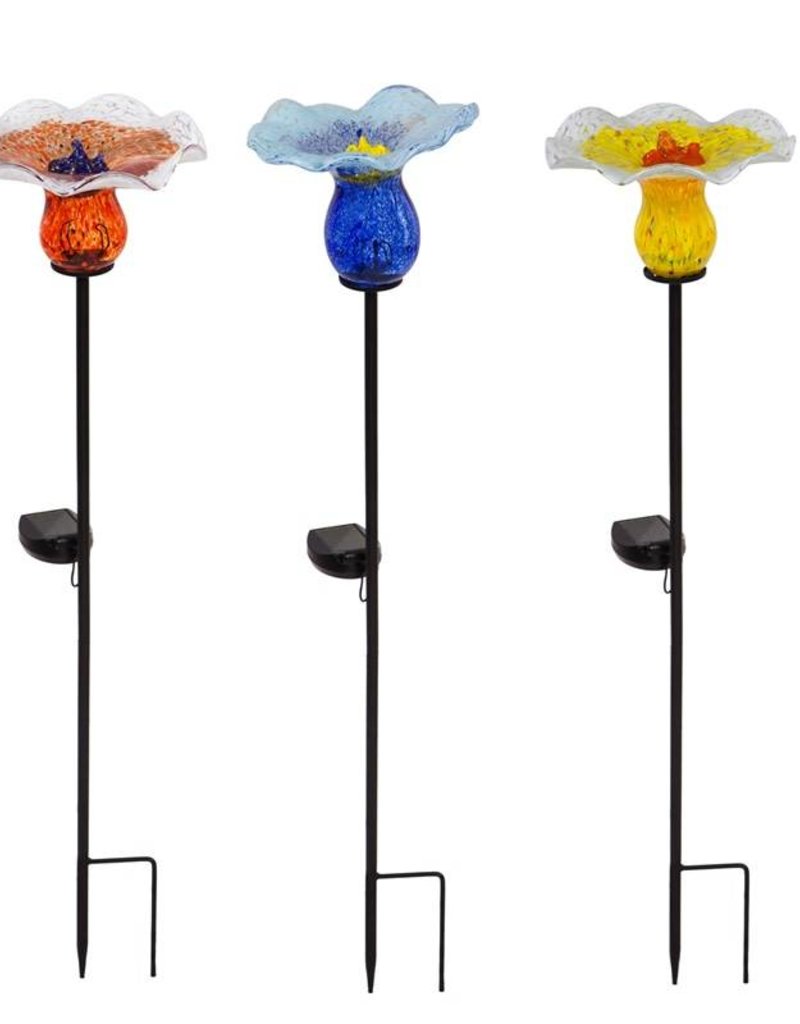 Solar Birdfeeder Stake Yellow The Bear Den Gallery