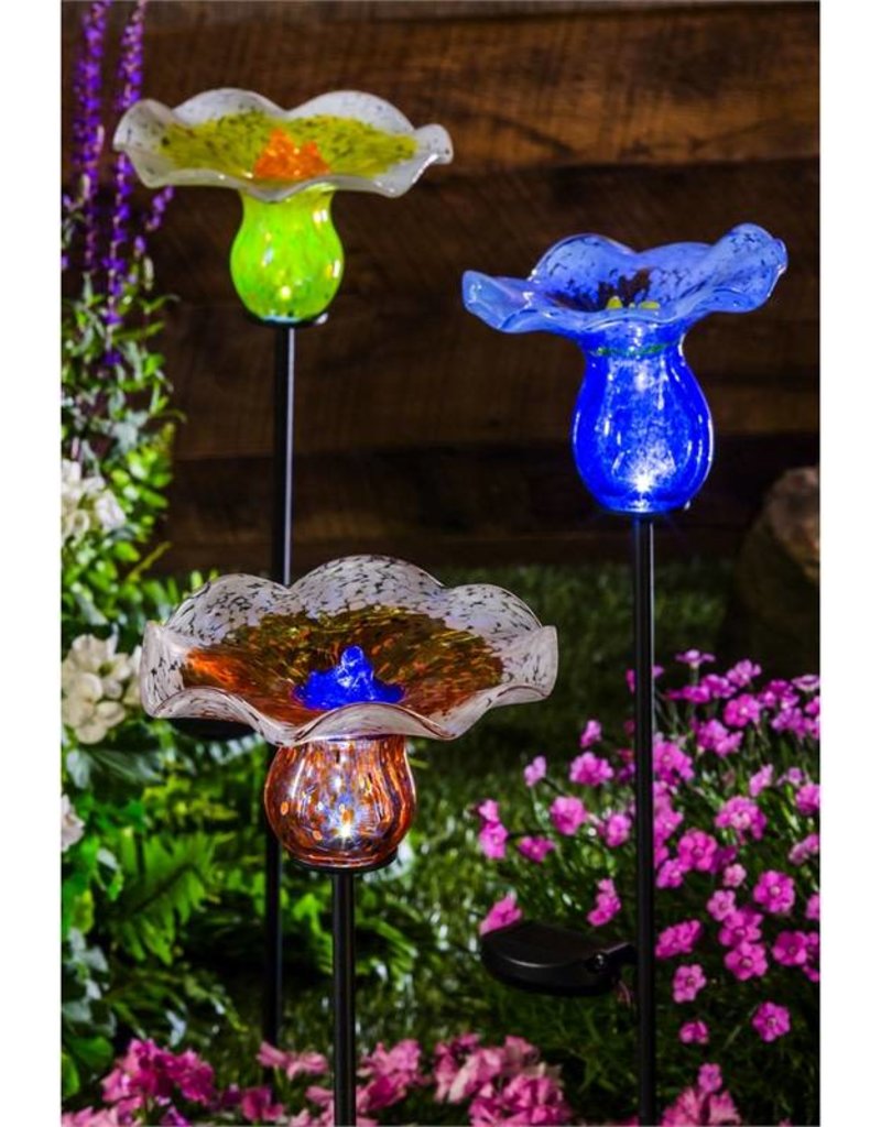 Solar Birdfeeder Stake Yellow The Bear Den Gallery