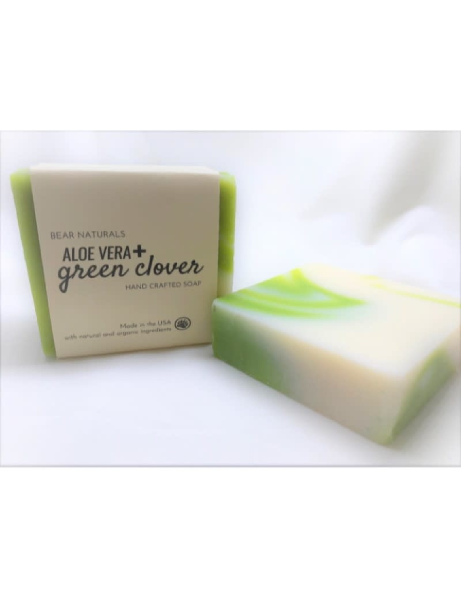 Bear Naturals Aloe Vera & Clover Handmade Soap