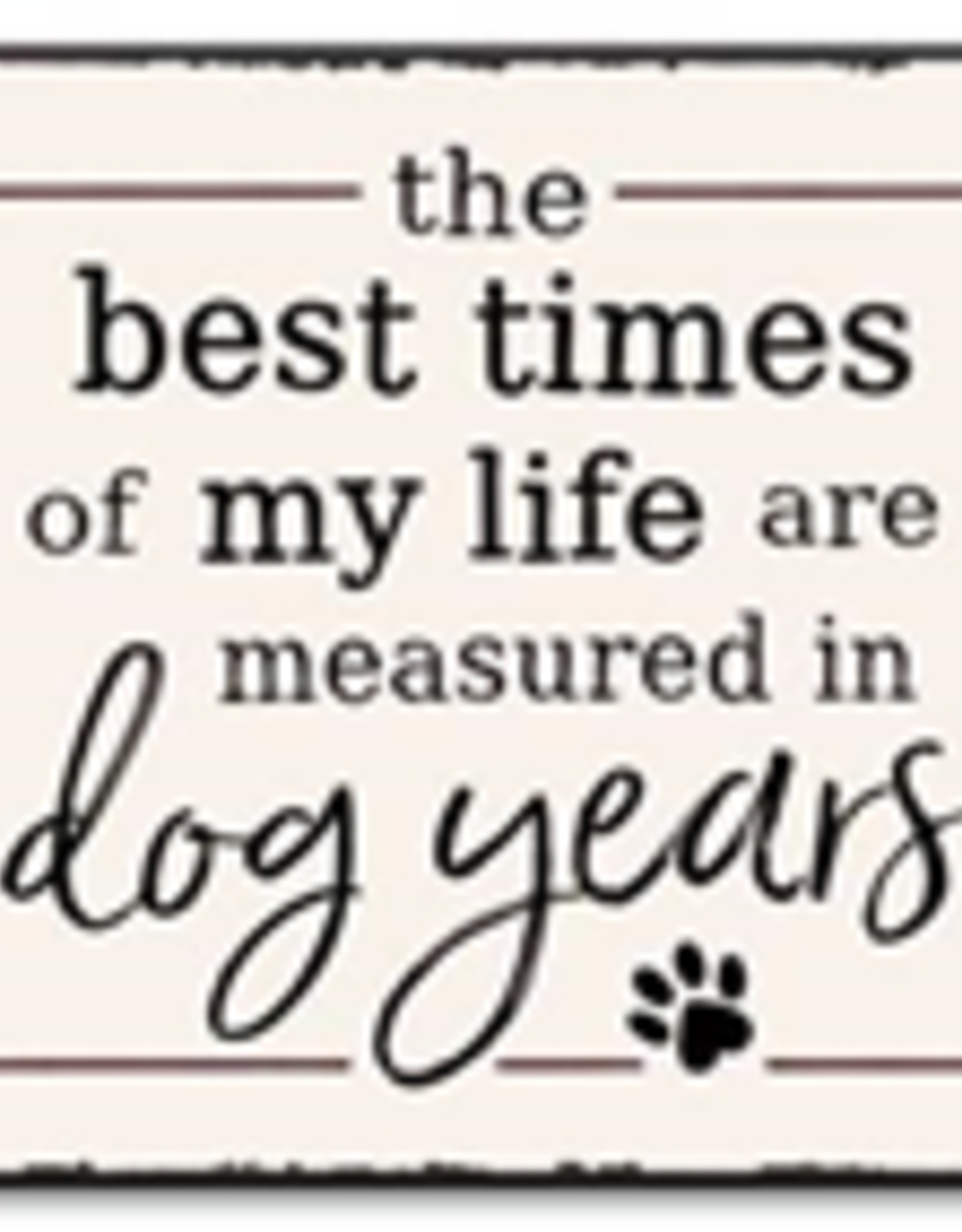 The Best Times Of My Life Are Measured in Dog Years 6x6