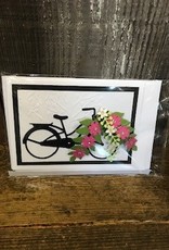 Christine Saksewski Bicycle with Flower Basket - BP