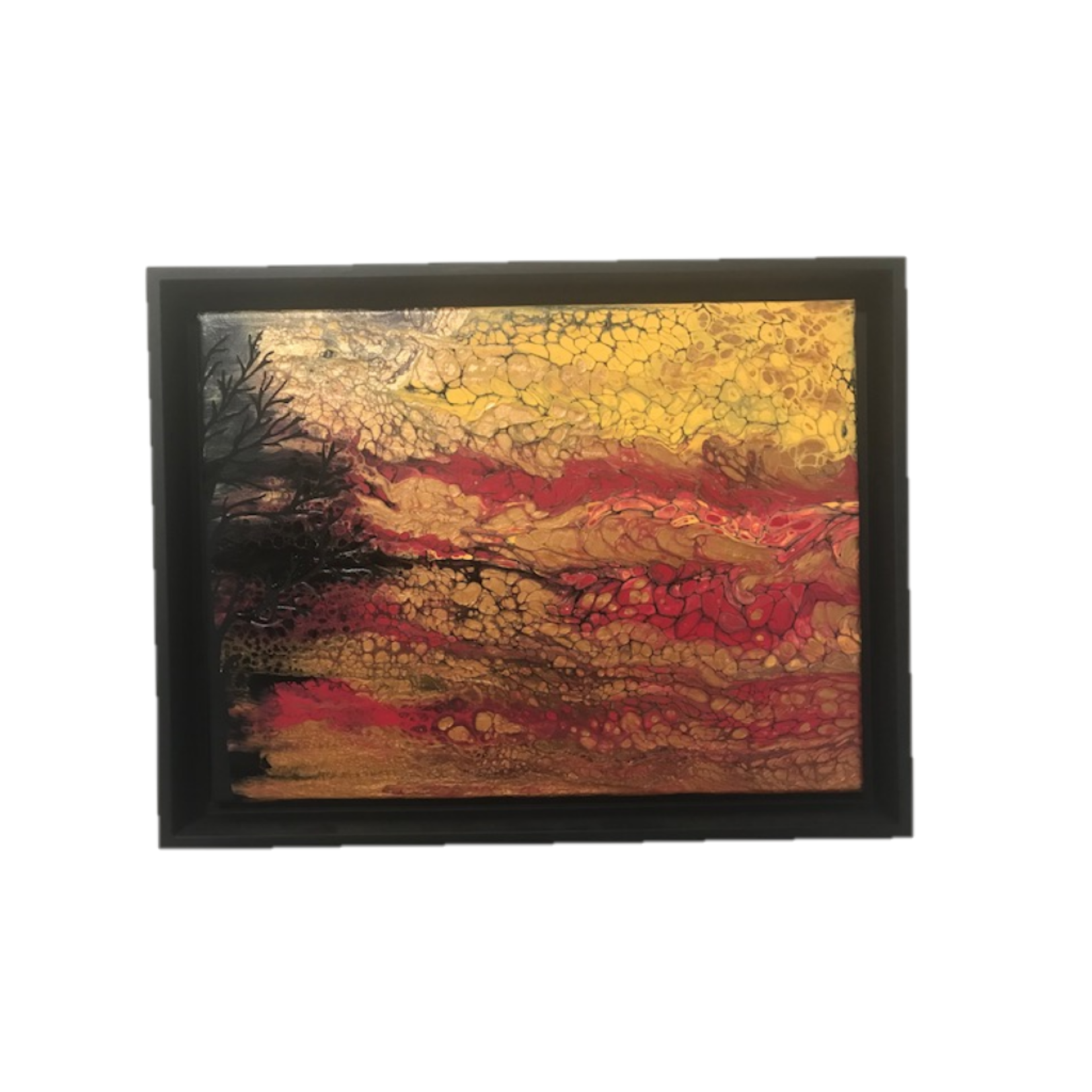 Autumnal Abscission - 12" x 16" Acrylic (Framed)