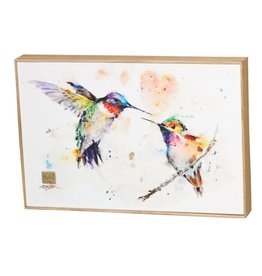 Dean Crouser The Lovebirds Hummingbirds Wall Art 8x12