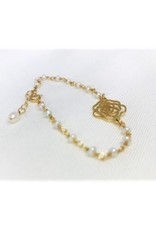 Charm Bracelet - Pearl/Rose/Gold