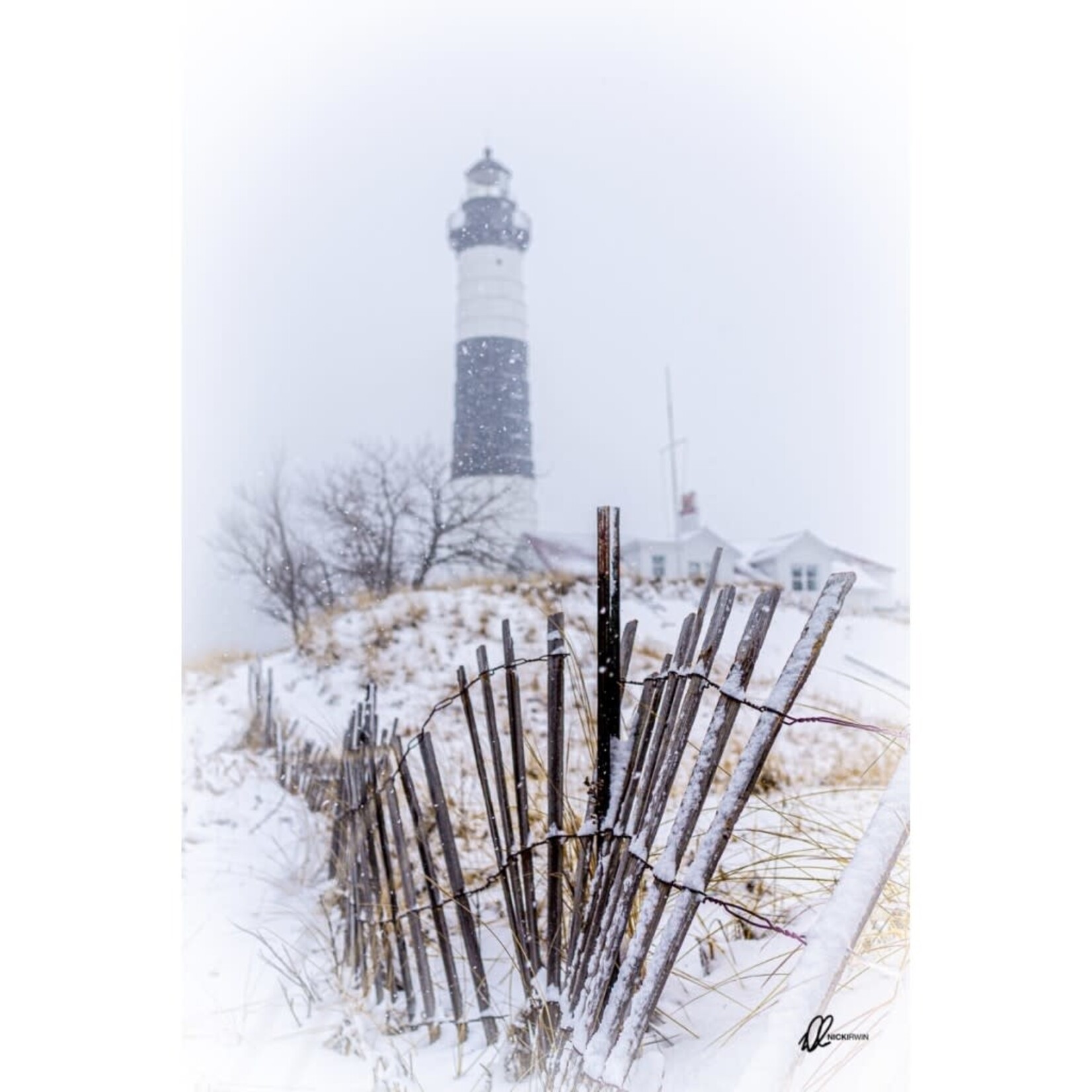 Nick Irwin Images Big Sable Lighthouse in Winter