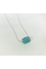 Raw Gemstone Necklace - Aquamarine