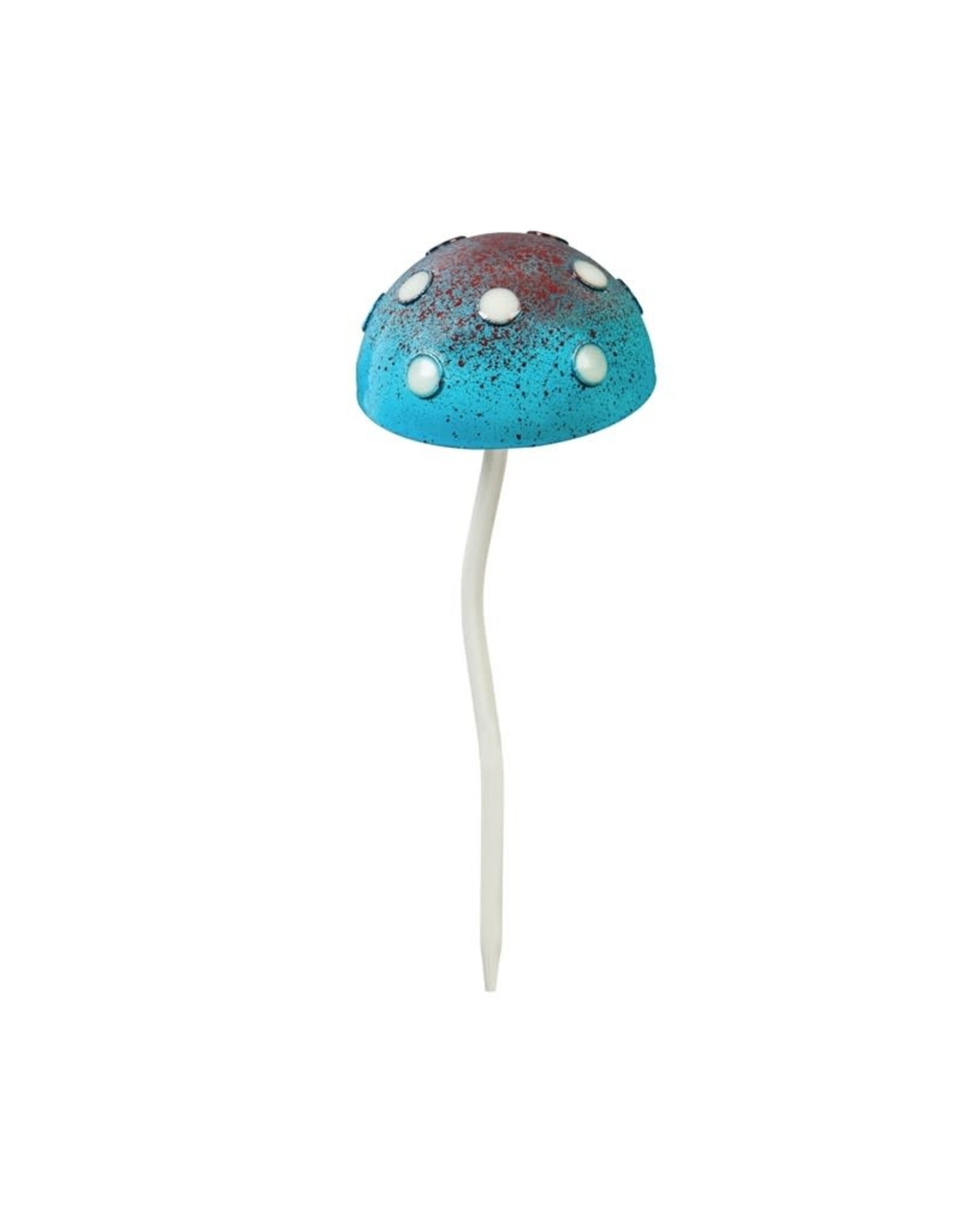 Glow in the Dark Mushroom Stake - Blue