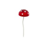 Glow in the Dark Mushroom Stake - Red
