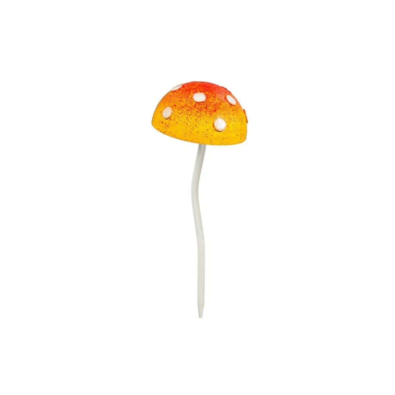Glow in the Dark Mushroom Stake - Yellow