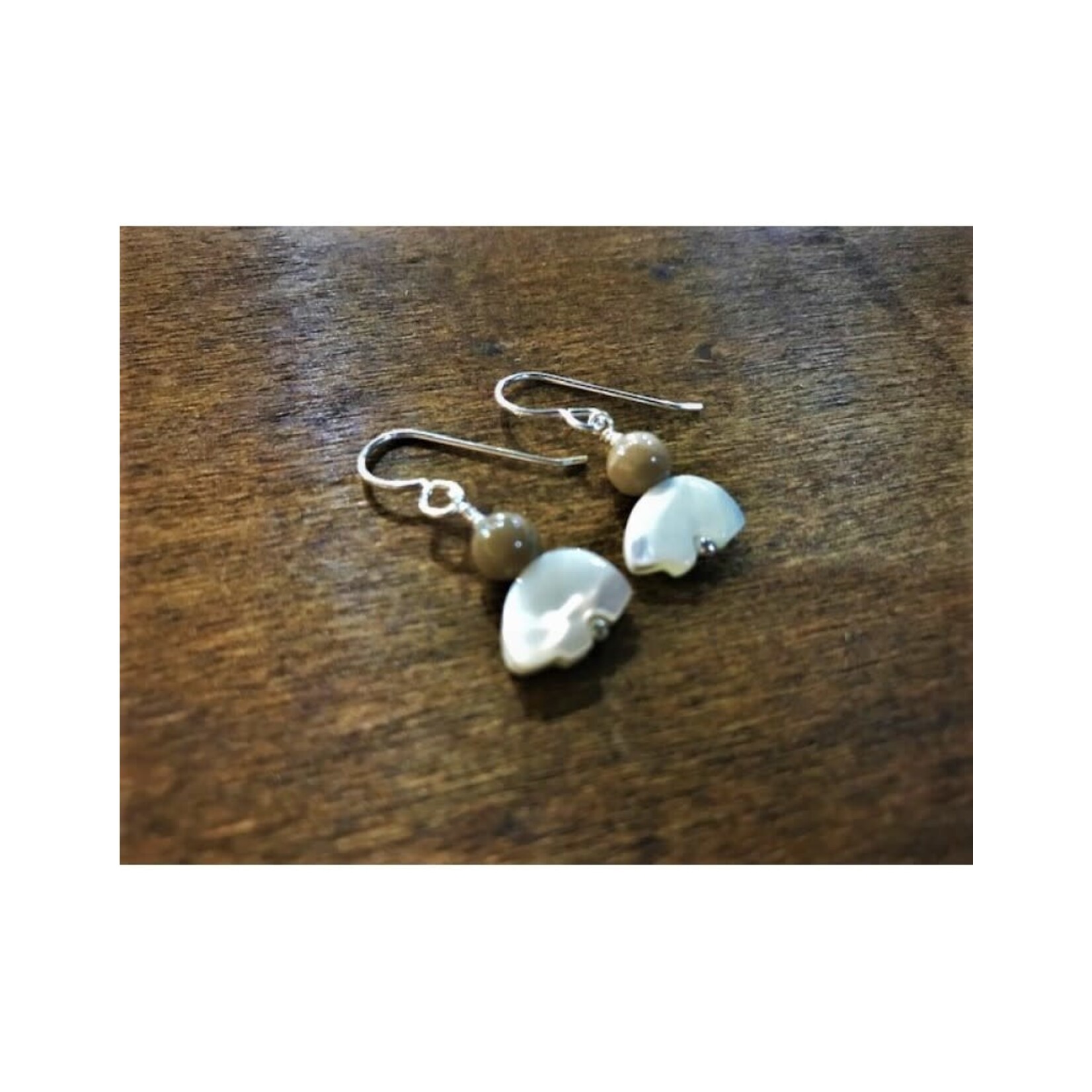 French Hook Earrings - Petoskey & Pearl Bear