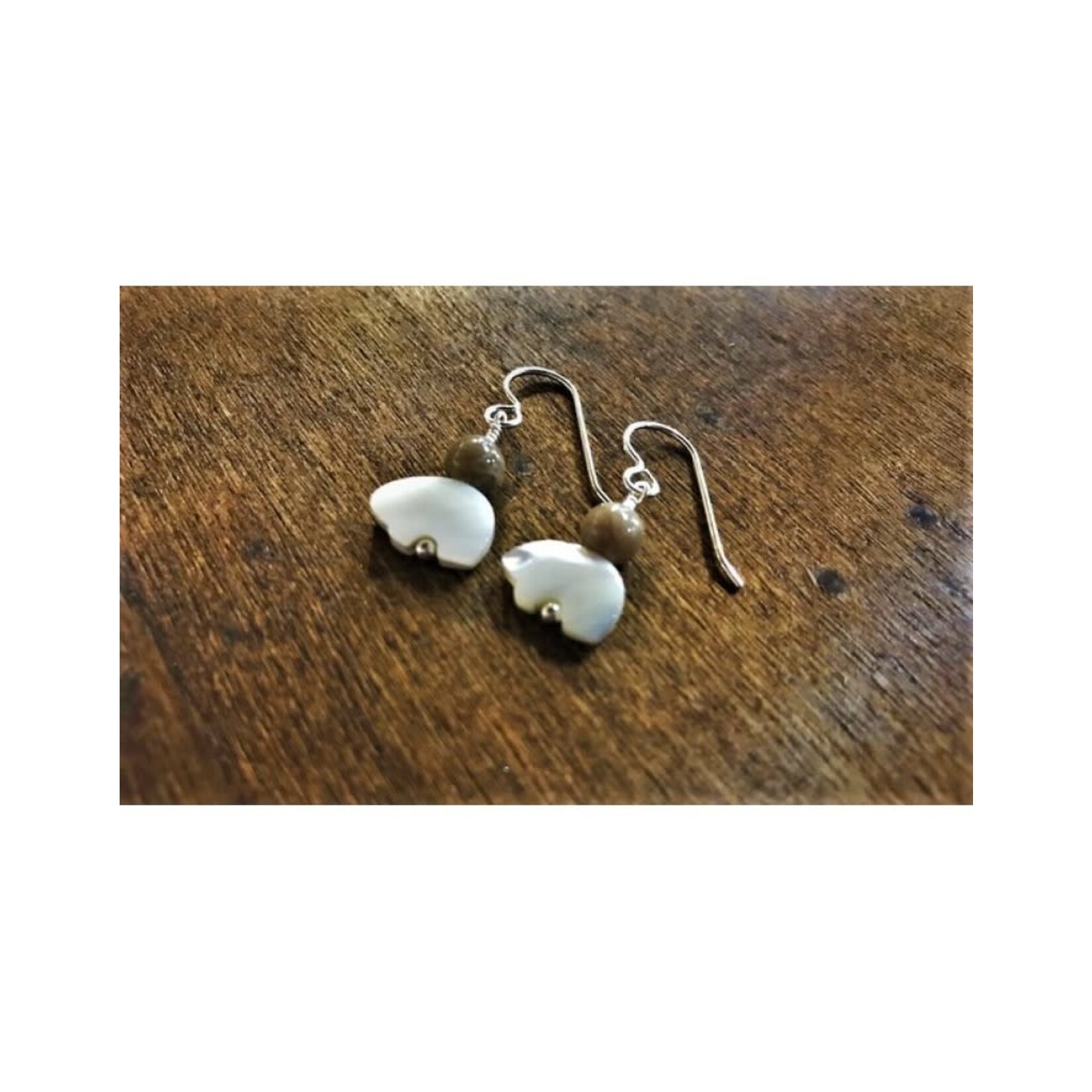 French Hook Earrings - Petoskey & Pearl Bear