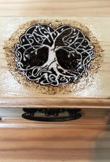 CraftCesi Handmade Wooden Jewelry Box - Tree of Life