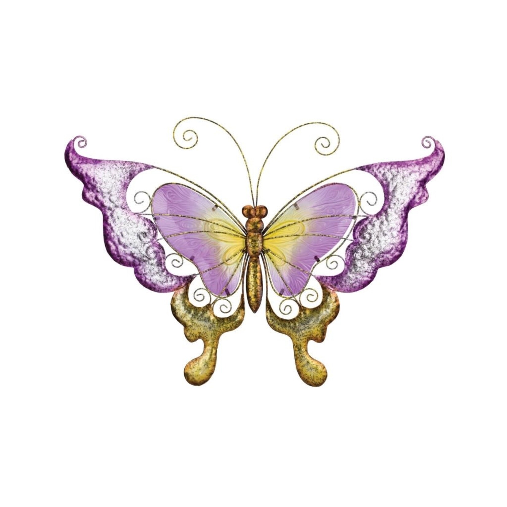 Garden Wall - 28'' Purple Butterfly