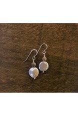 French Hook Earrings - Petoskey & Pearl Round