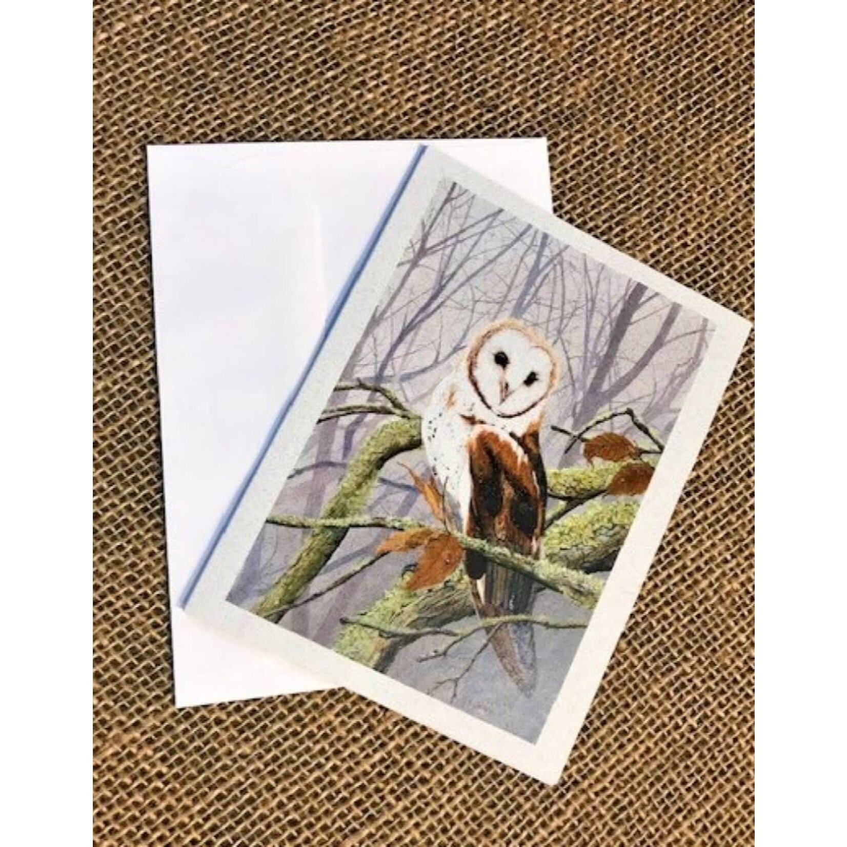 Ron Wetzel Card 4.5''x6''- Barn Owl
