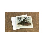 Ron Wetzel Card 4.5''x6''- Winter Barn