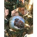 Hand-Painted Ornament - Junco in Spring