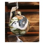 Hand-Painted Ornament - Nuthatch in Spring