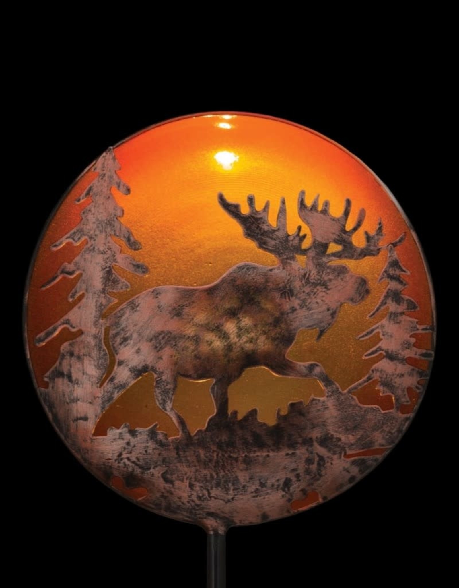 Night Sky Solar Stake - Moose