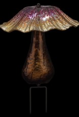 Solar Toadstool Stake - Orange