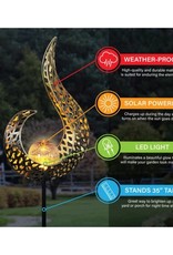 Solar Stake - Open Filigree Flame