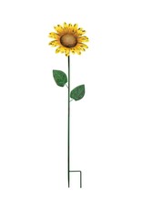 Garden Stake - 36'' Rustic Sunflower
