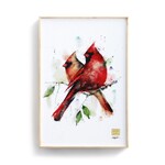 Dean Crouser Collection Cardinal Pair Wall Art 8x12