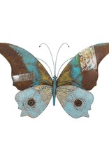 Garden Wall - Rustic Blue Butterfly