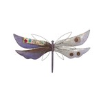 Garden Wall - Rustic Purple Dragonfly