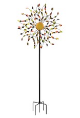 Kinetic Spinner Stake - Golden Leaves