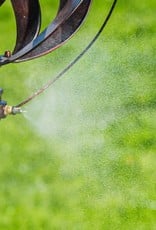 Kinetic Wind Spinner Stake - Misting Copper Sphere