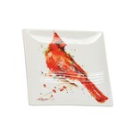 Dean Crouser Collection Cardinal Snack Plate