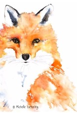 Michelle Detering Art Michelle Detering Limited Matted Print - Winter Fox