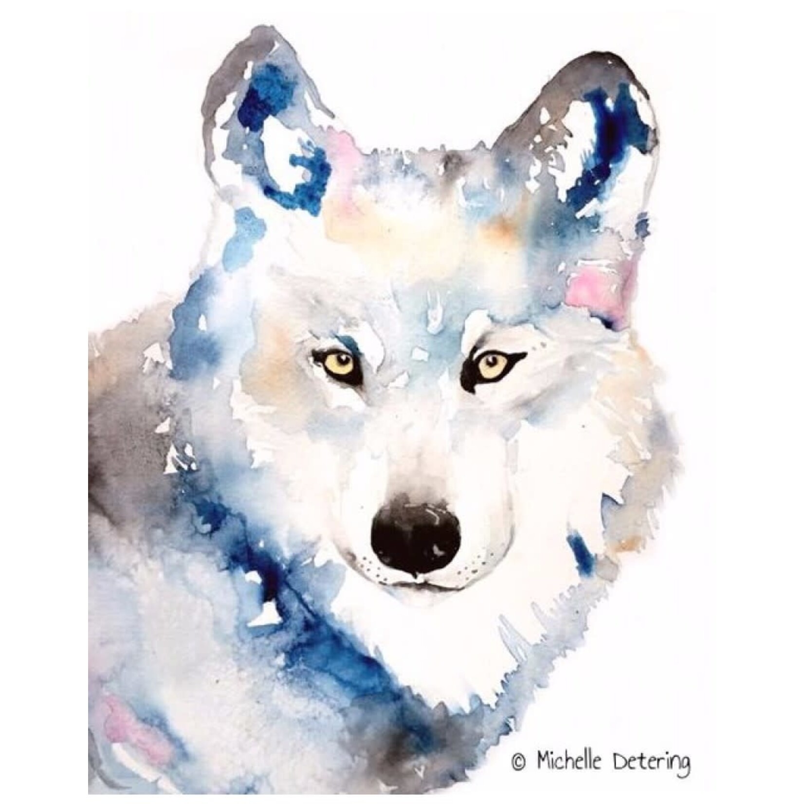 Michelle Detering Art Collection Michelle Detering Limited Matted Print - Wolf