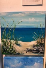 "Sea Grass by the Bay" - Original Acrylic 12x12