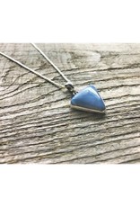 Necklace Pending - Blue Opal Triangle