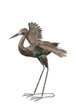 Patina Crane - Wings Out 32''