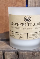 Handpoured Soy-blend Candle - Grapefruit & Mint