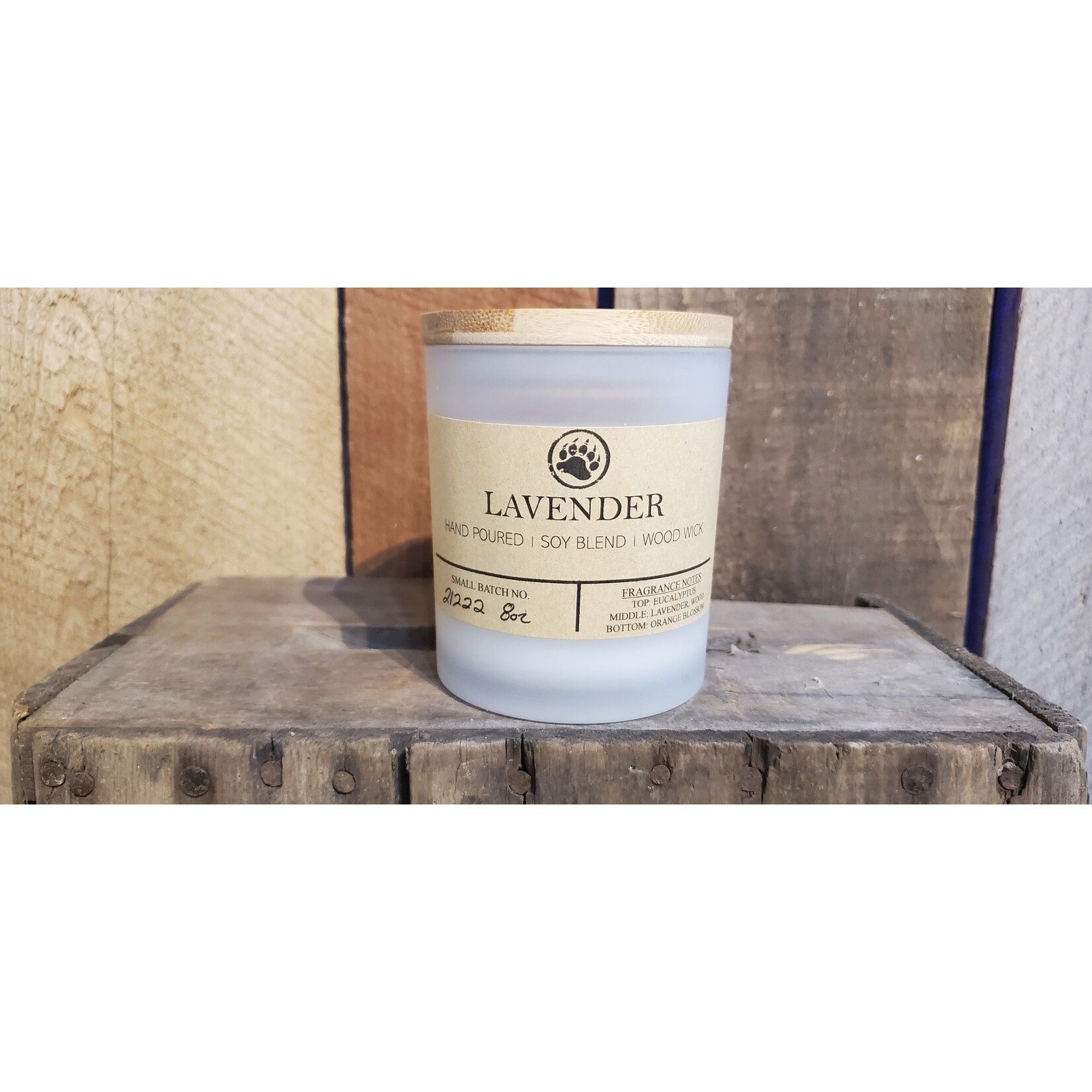 Handpoured Soy-blend Candle - Lavender