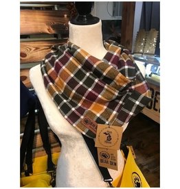 Flannel Infinity Scarf - Cider