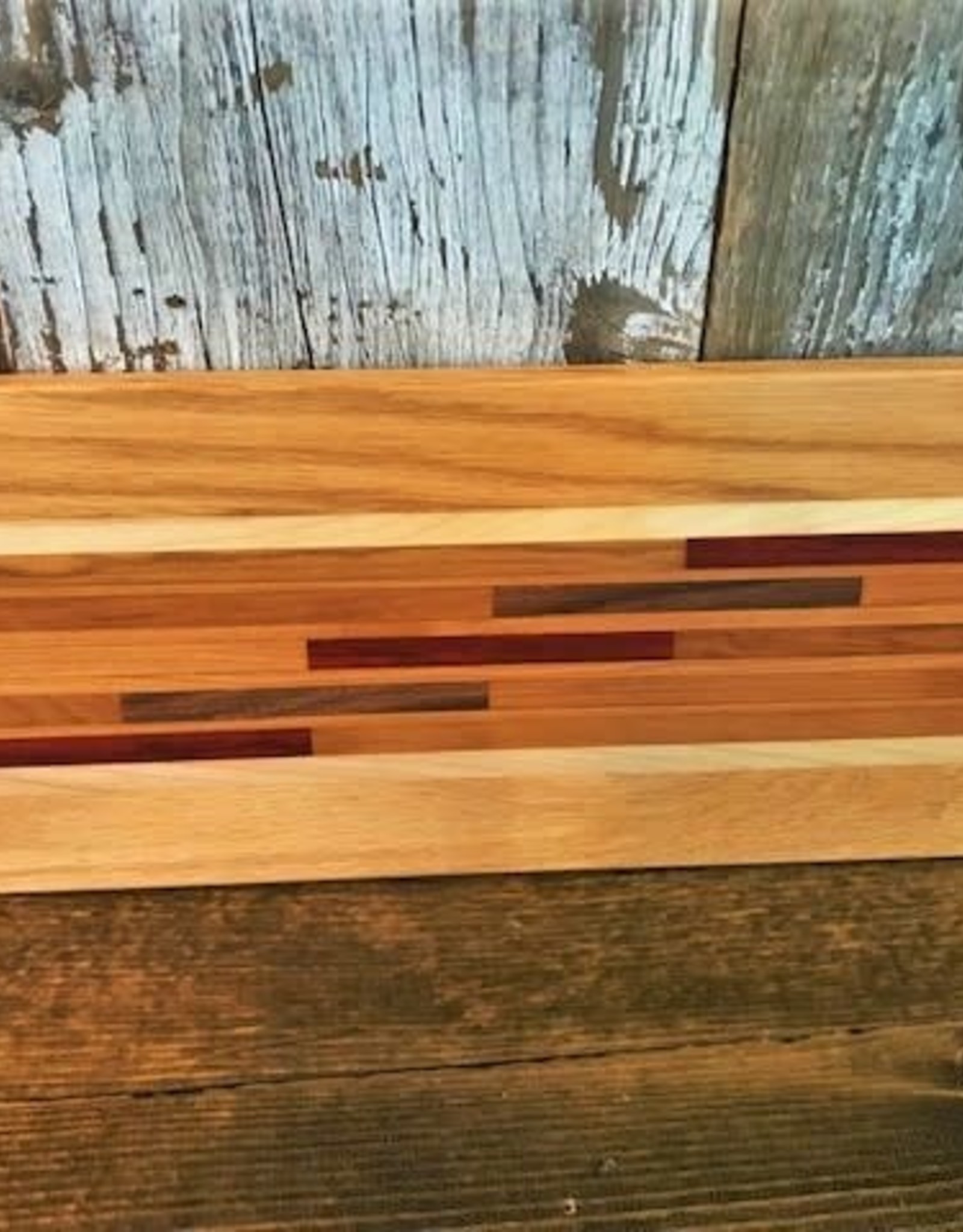Handmade Cutting Board - Staggered Strips