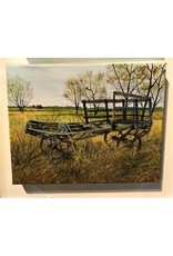 "Old Hay Wagon" 8x10 - Ron Wetzel Original - Acrylic on Canvas