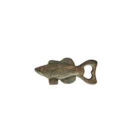 Bottle Opener - Verdigris Fish