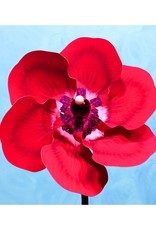 Handmade Pinwheel - Red Poppy