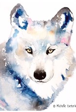 Michelle Detering Art Michelle Detering Limited Matted Print - Wolf