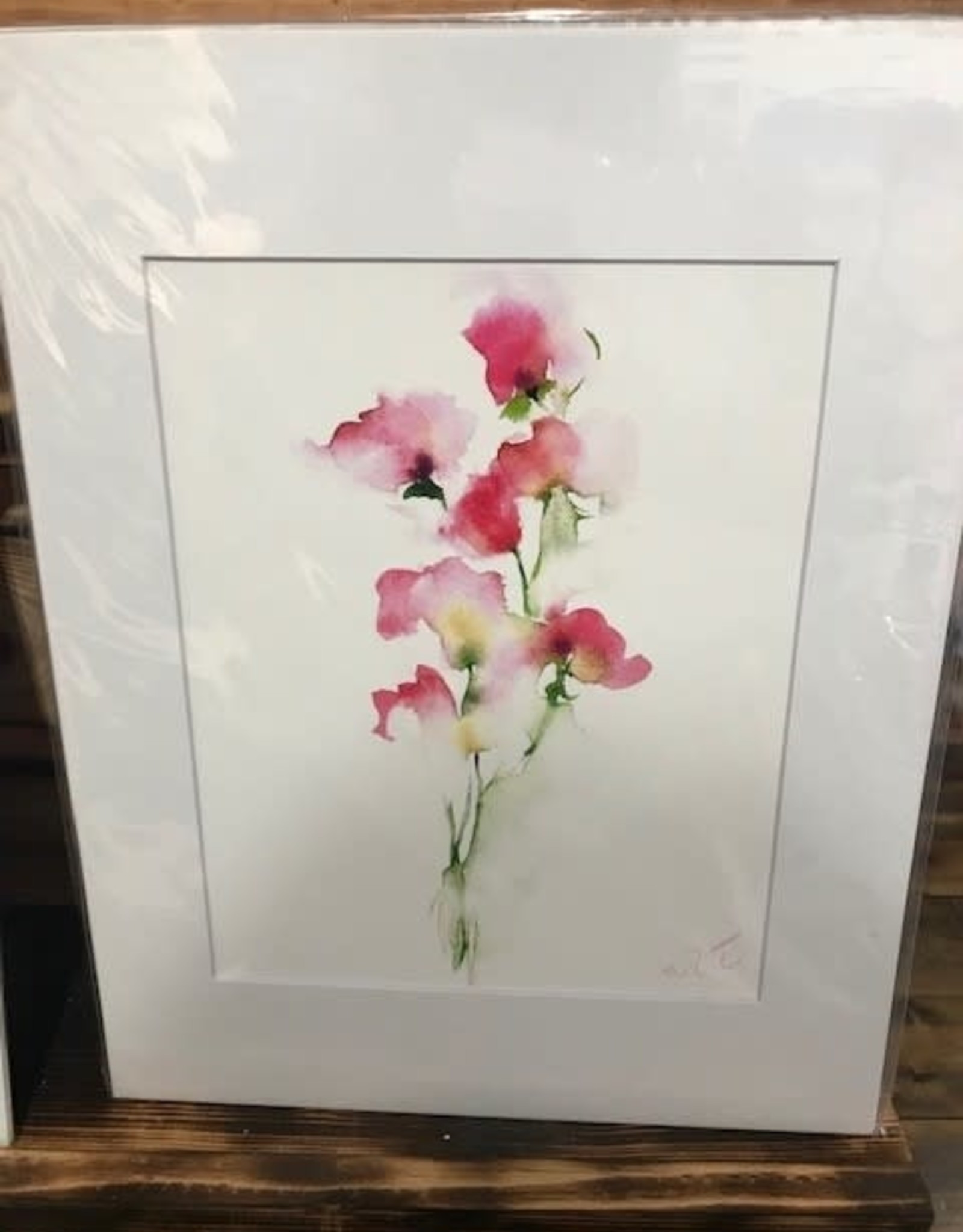 Michelle Detering Art Michelle Detering Limited Matted Print - Sweet Pea