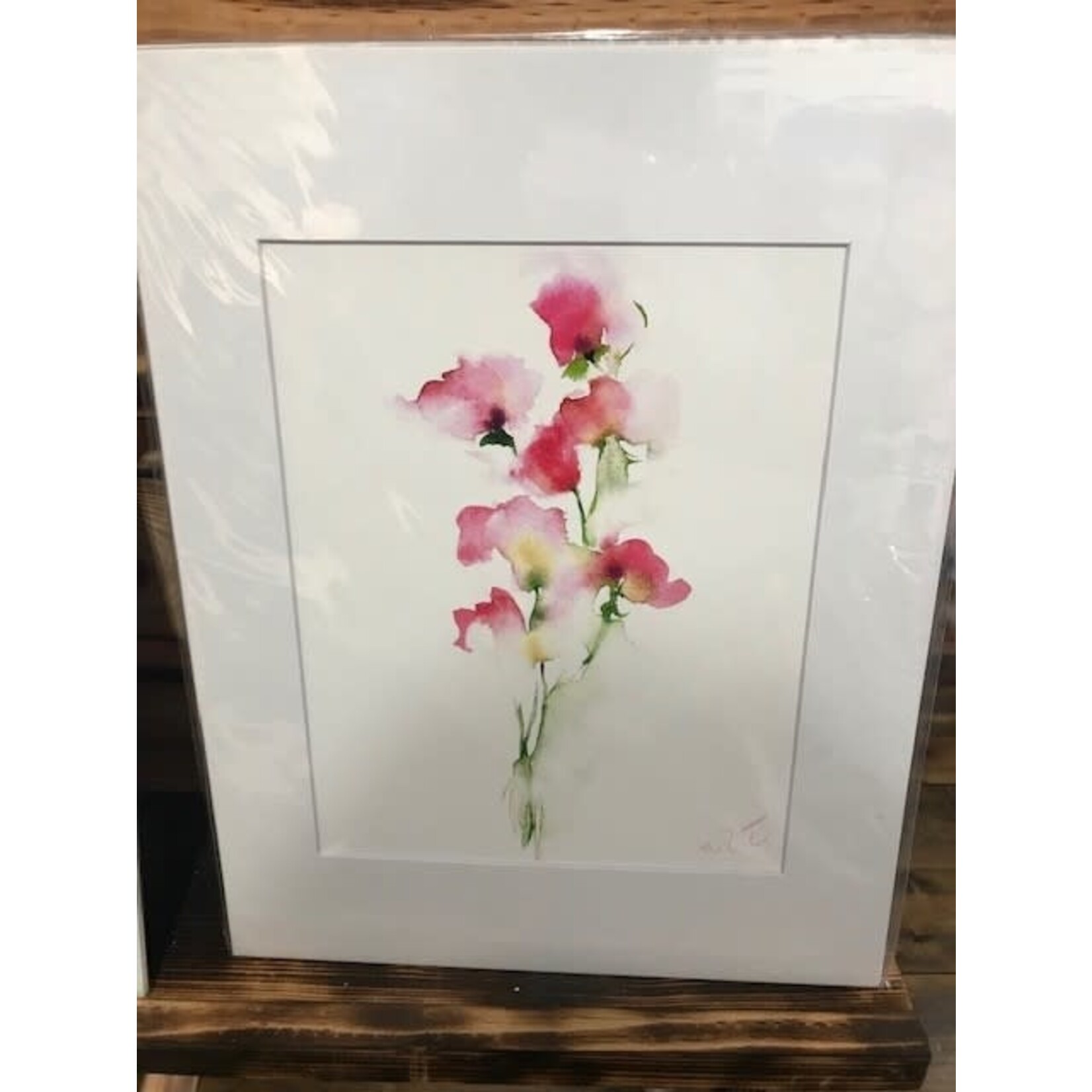 Michelle Detering Art Collection Michelle Detering Limited Matted Print - Sweet Pea